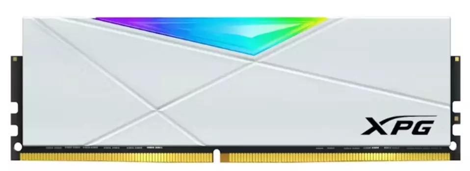 Модуль памяти DDR4 16GB ADATA AX4U413316G19J-SW50 XPG SPECTRIX D50 RGB white PC4-33000 4133MHz CL19 радиатор 1.4V RTL