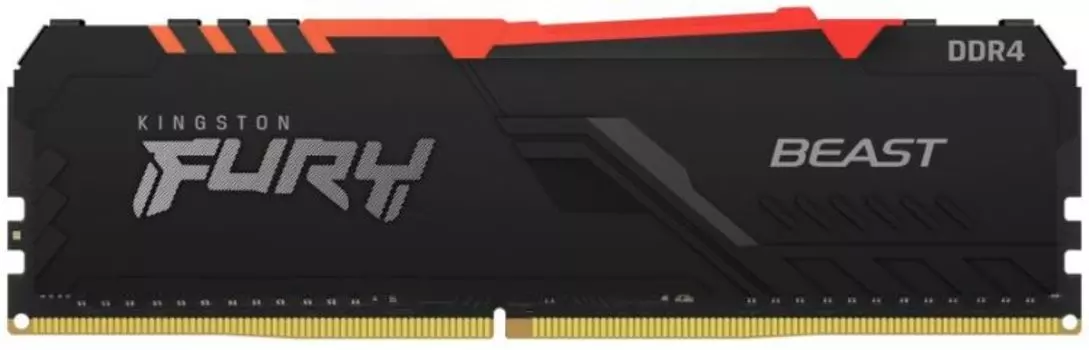 Модуль памяти DDR4 16GB Kingston FURY KF426C16BB1A/16 Beast RGB 2666MHz CL16 1.2V