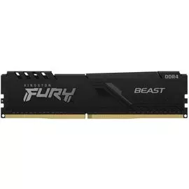 Модуль памяти DDR4 16GB Kingston FURY KF432C16BB/16 Beast Black 3200MHz CL16 1RX8 1.35V радиатор 288-pin 16Gbit