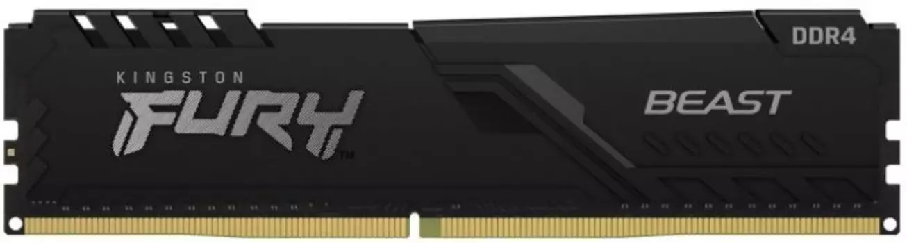 Модуль памяти DDR4 16GB Kingston KF432C16BB/16-SPBK Beast black 3200MHz CL16 2Gx8 1.35V Bulk