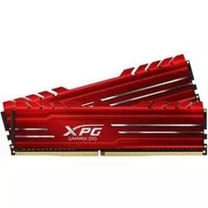 Модуль памяти DDR4 32GB (2*16GB) ADATA AX4U2666716G16-DR10 XPG GAMMIX D10 PC4-21300 2666MHz CL16 радиатор 1.2V red