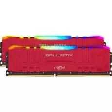 Модуль памяти DDR4 32GB (2*16GB) Crucial BL2K16G30C15U4RL Ballistix PC4-24000 3000MHz CL15 288pin радиатор RGB 1.35V