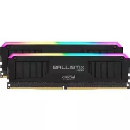Модуль памяти DDR4 32GB (2*16GB) Crucial BLM2K16G44C19U4BL Ballistix MAX RGB PC4-35200 4400MHz CL19 радиатор 1.4V