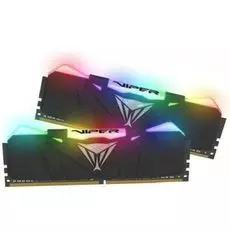 Модуль памяти DDR4 32GB (2*16GB) Patriot PVR432G320C6K Viper RGB PC4-25600 3200MHz CL16 радиатор 1.35V