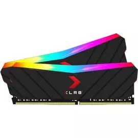Модуль памяти DDR4 32GB (2*16GB) PNY MD32GK2D4320016XRGB XLR8 Gaming EPIC-X RGB PC4-25600 3200MHz CL16 1.35V RTL