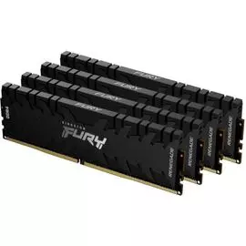 Модуль памяти DDR4 64GB (4*16GB) Kingston FURY KF432C16RB1K4/64 Renegade Black 3200MHz CL16 2RX8 радиатор 1.35V 288-pin 8Gbit