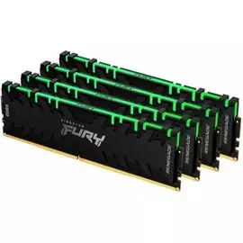 Модуль памяти DDR4 64GB (4*16GB) Kingston FURY KF436C16RB1AK4/64 Renegade RGB 3600MHz CL16 2RX8 1.35V 288-pin 8Gbit