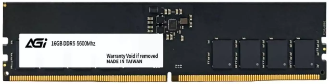 Модуль памяти DDR5 16GB AGI AGI480016UD238 4800MHz RTL PC5-38400 CL40 DIMM 288-pin 1.1В single rank Ret
