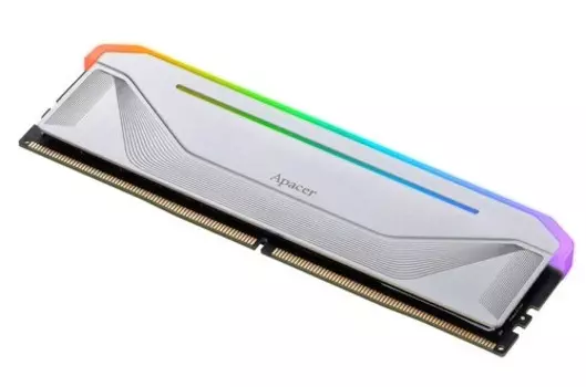 Модуль памяти DDR5 16GB Apacer NOX AH5U16G60C622NWAA-1 RGB White PC5-48000 6000MHz CL38 1.35V, XMP, heatsink RET