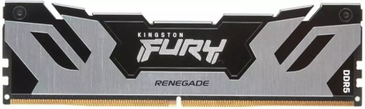 Модуль памяти DDR5 24GB Kingston FURY KF564C32RS-24 Renegade Silver/Black XMP PC5-51200 6400MHz CL32 1RX8 1.4V 24Gbit