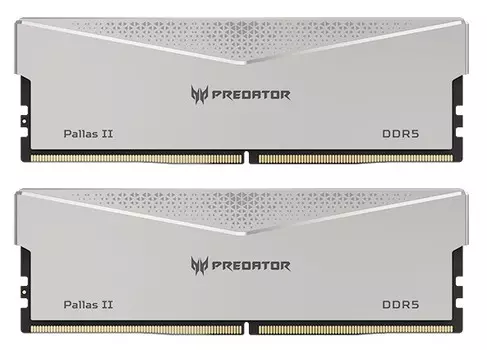 Модуль памяти DDR5 32GB (2*16GB) Acer BL.9BWWR.350 Pallas II PC5-48000 6000MHz CL30 1.35V