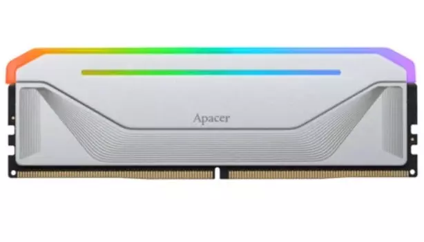 Модуль памяти DDR5 32GB (2*16GB) Apacer NOX AH5U32G72C582NWAA-2 RGB White PC5-57600 7200MHz CL34 1.45V, XMP, heatsink RET