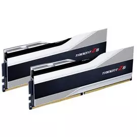 Модуль памяти DDR5 32GB (2*16GB) G.Skill F5-6000J4040F16GX2-TZ5S Trident Z5 silver PC5-48000 6000MHz CL40 heatsink 1.35V