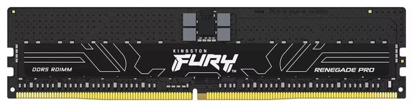 Модуль памяти DDR5 32GB Kingston FURY KF560R32RB-32 Renegade Pro Black XMP ECC Reg PC5-48000 6000MHz 1RX4 CL32 1.35V 288-pin 16Gbit