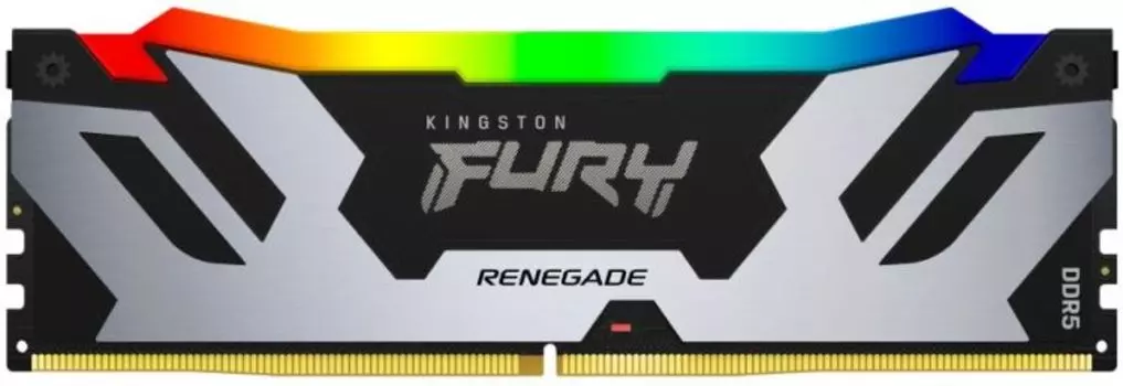 Модуль памяти DDR5 32GB Kingston FURY KF564C32RSA-32 Renegade Silver/Black RGB XMP 6400MHz CL32 2RX8 1.4V 16Gbit