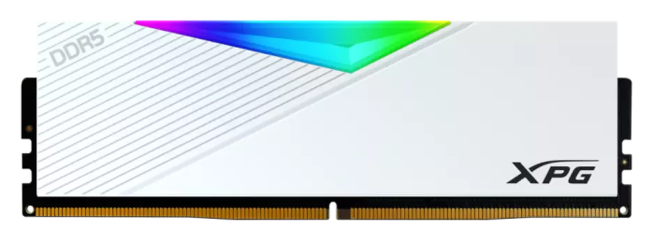 Модуль памяти DDR5 64GB (2*32GB) ADATA AX5U6000C3032G-DCLARWH XPG Lancer RGB PC5-48000 6000MHz CL30 heatsink 1.35V