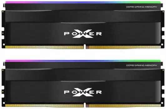 Модуль памяти DDR5 64GB (2*32GB) Silicon Power SP064GXLWU560FDF XPOWER Zenith RGB PC5-44800 5600MHz