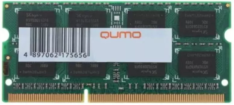 Модуль памяти SODIMM DDR2 4GB Qumo QUM3S-4G1600K11L PC3-12800 1600MHz CL11 1.35V