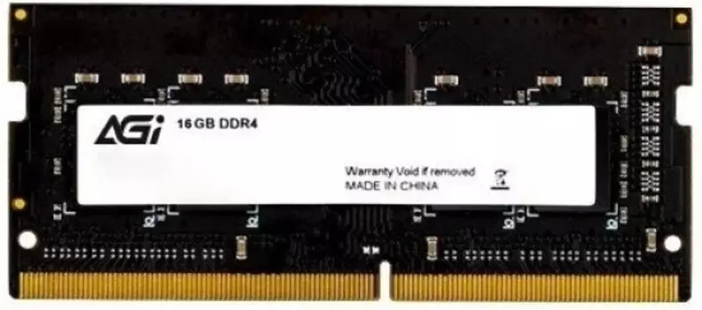 Модуль памяти SODIMM DDR4 16GB AGI AGI320016SD138 PC4-25600 3200MHz 260-pin 1.2В Ret