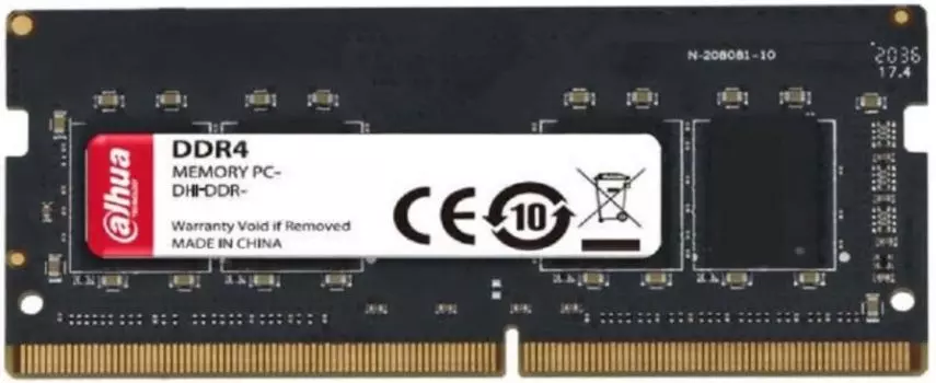 Модуль памяти SODIMM DDR4 16GB Dahua DHI-DDR-C300S16G32 PC4-25600 3200MHz CL22 1.2V