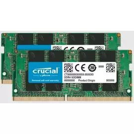 Модуль памяти SODIMM DDR4 32GB (2*16GB) Crucial CT2K16G4SFRA266 PC4-21300 2666MHz CL19 260pin 1.2V
