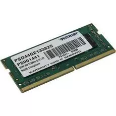 Модуль памяти SODIMM DDR4 4GB Patriot Memory PSD44G213382S PC4-17000 2133MHz CL15 1.2V RTL