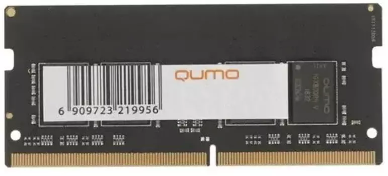 Модуль памяти SODIMM DDR4 8GB Qumo QUM4S-8G2666C19 PC4-21300 2666MHz CL19 1.2V