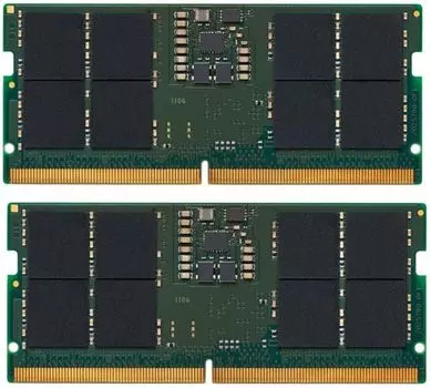 Модуль памяти SODIMM DDR5 64GB (2*32GB) Kingston FURY KVR48S40BD8K2-64 4800MHz CL40 2RX8 1.1V 16Gbit retail