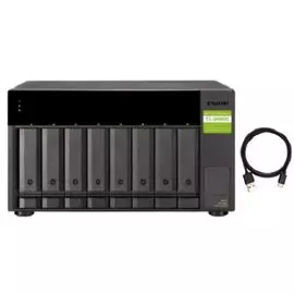 Модуль расширения QNAP TL-D800C USB 3.2 Gen 2 Type-C модуль расширения, 8 отсеков 3,5"/2,5", с поддержкой аппаратного RAID, настольное исполнение. Для
