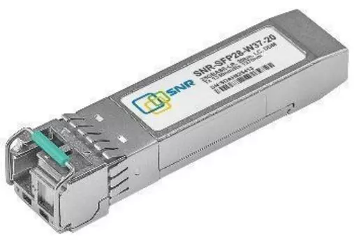 Модуль SFP28 SNR SNR-SFP28-W37-20 WDM, 25GBASE, разъем LC, дальность до 20км, 1330нм