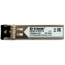 Модуль SFP D-link 312GT2/A1A mini-GBIC 1000Base-SX MM, LC, 2km, DDM