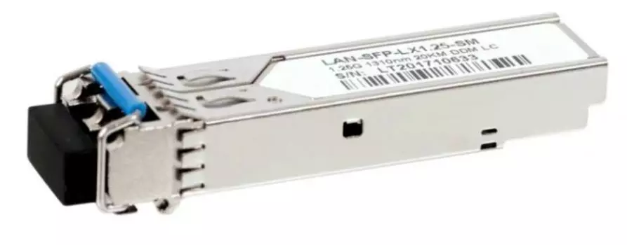 Модуль SFP Lanmaster LAN-SFPi-LX1.25-3-SM LX 3 km, 1310нм, SM, duplex LC, 1.25Gbps, промышленный, DDM, Cisco