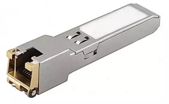 Модуль SFP NST NS-SFP-RJ45-G-01/I медный Gigabit Ethernet с разъемом RJ45. Скорость 1000 Мбит/с. Интерфейс: SERDES. Расстояние передачи - до 100 м. Ра