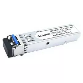 Модуль OSNOVO SFP-S2LC15-G-1310-1310 2хLC, одном., 1.25Гбит/с, 20км