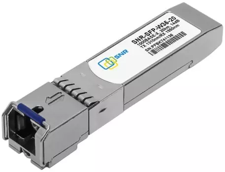Модуль SFP SNR SNR-SFP-W35-20-LC WDM, дальность до 20км LC (14dB), 1310нм
