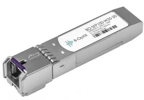 Модуль SFP WDM B-OptiX BO-SFP100-W35-20 дальность до 20км, 1310нм, 100Mb