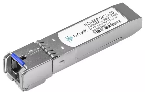 Модуль SFP WDM B-OptiX BO-SFP-W35-20 дальность до 20км (14dB), 1310нм