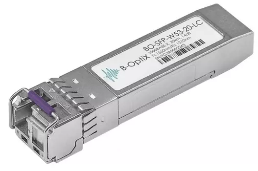 Модуль SFP WDM B-OptiX BO-SFP-W53-20-LC дальность до 20км LC (14dB), 1550нм