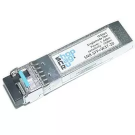 Модуль SNR SNR-SFP+W37-20 одноволоконный, SFP+ WDM 10GBASE-LR/LW, разъем LC, рабочая длина волны Tx/Rx: 1330/1270нм, дальность до 20км (12dB)