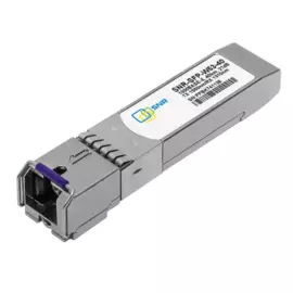 Модуль SNR SNR-SFP-W53-40 одноволоконный, SFP WDM 1000Base-BX, разъем SC, рабочая длина волны Tx/Rx: 1550/1310нм, дальность до 40км (21dB)