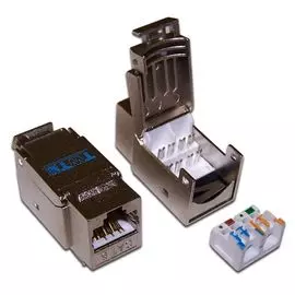 Модуль TWT TWT-OK45STP180/6 Keystone RJ45, Cat.6, STP, 180 градусов