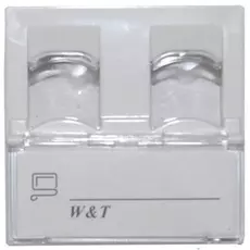 Модуль W&T WT-2281B кейстоун 2хRJ-45 45х45 мм