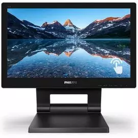 Монитор 15,6" Philips 162B9T (00/00)1366x768, Multi-Touch, 4 ms, 90°/60°, 220 cd/m, 20M:1, DVI, HDMI, DP, black