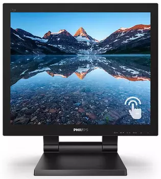 Монитор 17" Philips 172B9T (00/00)1280x1024, Multi-Touch, 1 ms, 170°/160°, 250 cd/m, 50M:1, DVI, HDMI 1.4, DP, black