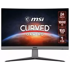 Монитор 23,6" MSI MAG ARTYMIS 242C 9S6-3BA81T-012 1920x1080/матовый/Curved/VA/165Hz/1ms/2*HDMI/DP/metallic grey