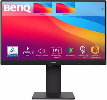 Монитор 23.8'' BenQ BL2485TC 1920x1080, IPS, 16:9, 5 ms, 75Hz, 250cd/m2, 1000:1, 178°/178°, HDMI , DP, DP (out), USB C, black