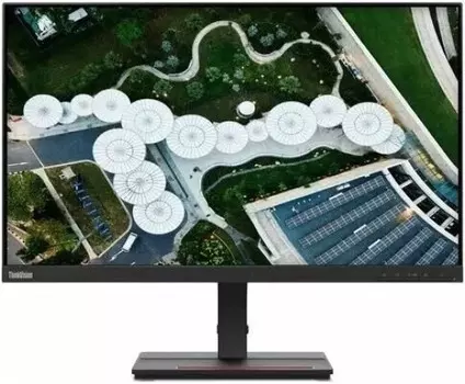 Монитор 23,8" Lenovo ThinkVision TE24-20 62B5HCR6CA IPS LED 4ms 16:9 DVI матовая 1000:1 250cd 178гр/178гр 1920x1080 VGA FHD черный
