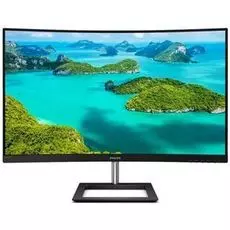 Монитор 27" Philips 272E1CA 00/01, 1920x1080, 4 мс, 250 кд/м2, 3000:1, 178°/178°, VA, изогнутый, HDMI/DisplayPort/D-Sub/аудио стерео/SPK
