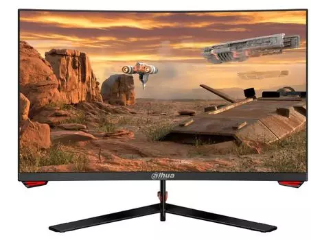 Монитор 27" Dahua DHI-LM27-E230C черный VA LED 5ms 16:9 HDMI матовая 3000:1 250cd 178гр/178гр 1920x1080 165Hz DP FHD