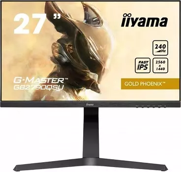 Монитор 27" Iiyama GB2790QSU-1 GB2790QSU-B1 2560x1440 IPS, 400cd/m2, H178°/V178°, 1000:1, 80M:1, 16.7M, 0,4 ms, VGA, HDMI, DP, USB-Hub, Height adj, P